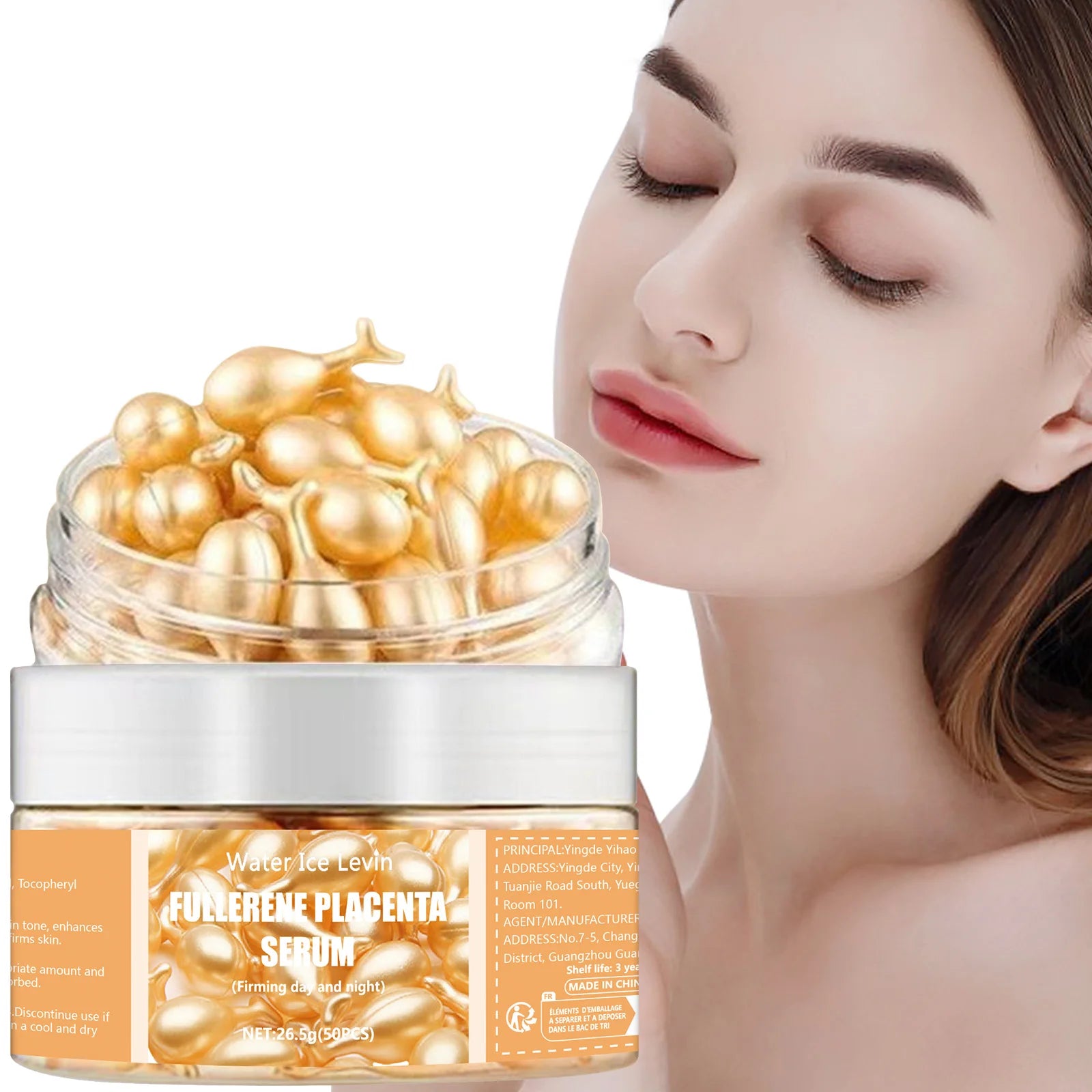 50Pcs Collagen Face Care Capsules Serum Spot Acne Wrinkle Remover Firming Whitening Hyaluronic Acid Essence Korean Skin Care  by SecretQueens