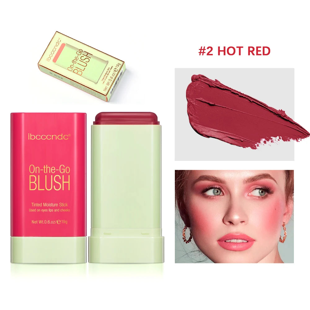 Blush Hightlighter Bronzer Stick Easy Color Rouge Cream Waterproof