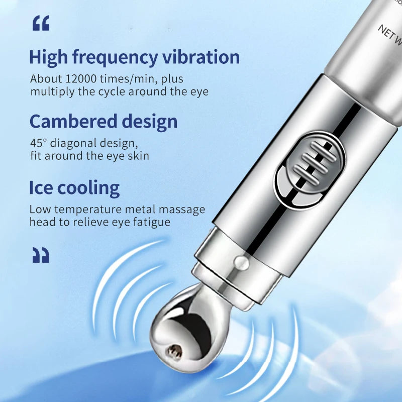 Electric Massage Eye Cream Hyaluronic Acid Firming Fades Fine Lines Moisturizing