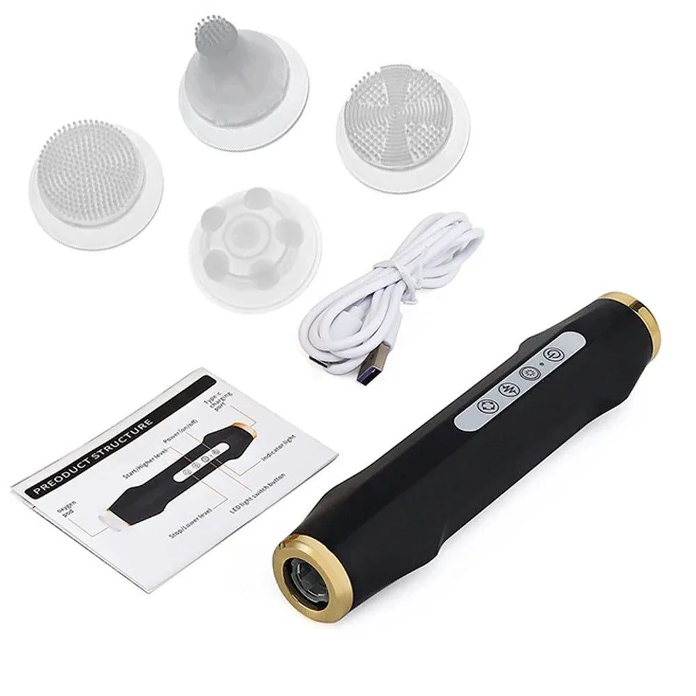 7 Types Oxygen Jet Spa Capsule Serum Gel Facial CO2 Oxygen Bubble Machine Facial Massage Exfoliate Rejuvenation Beauty Device