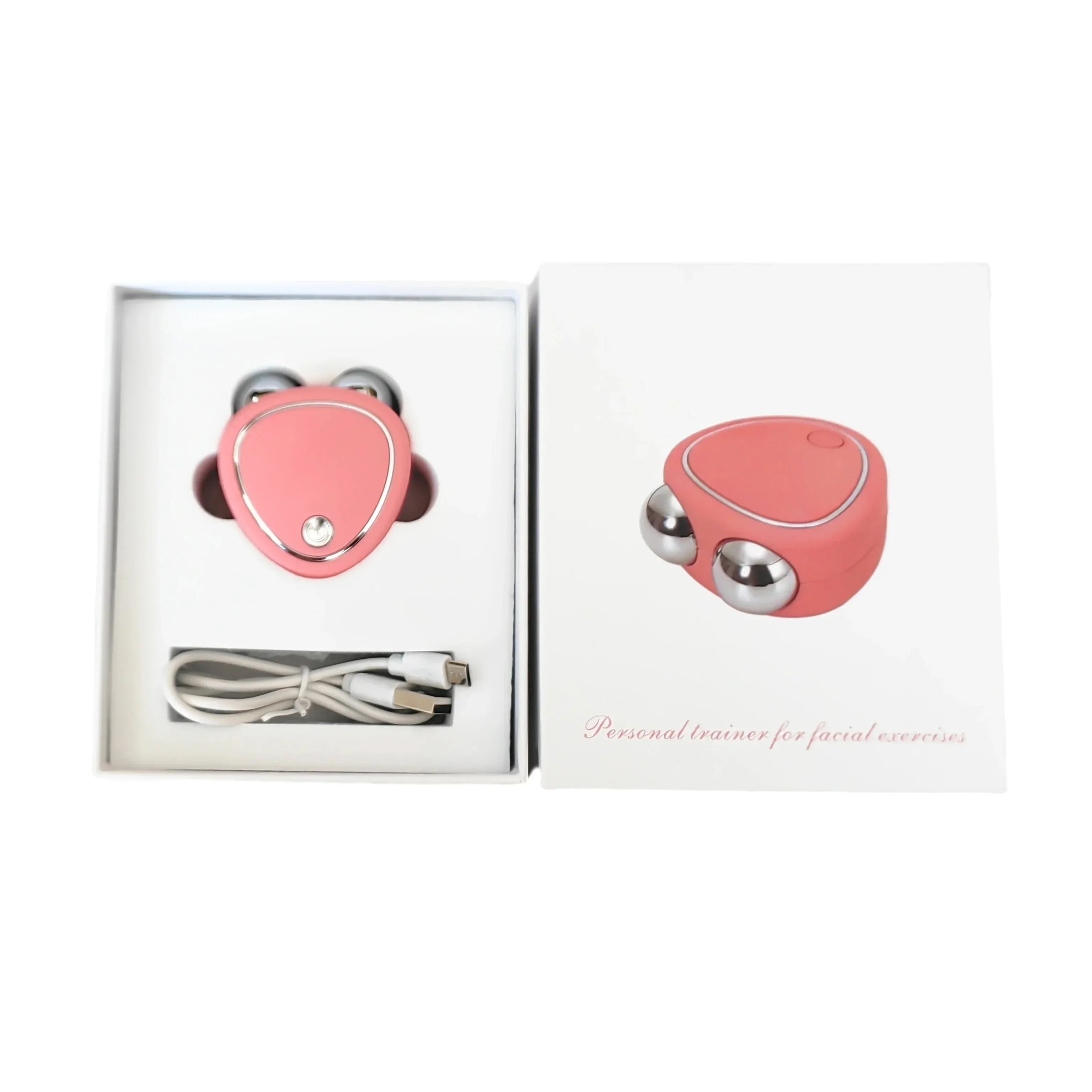 Electric Facial Lifting Roller EMS Massager with Gel Face Microcurrent Skin Tightening Rejuvenation by SecretQueens