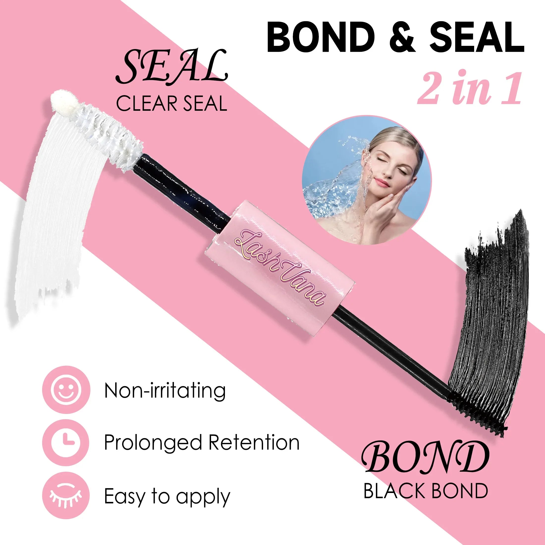 DIY Lashes Extension Kit Eyelashes 200 PCS Clusters Lash Bond and Seal Makeup Tools for Gluing and Accessories