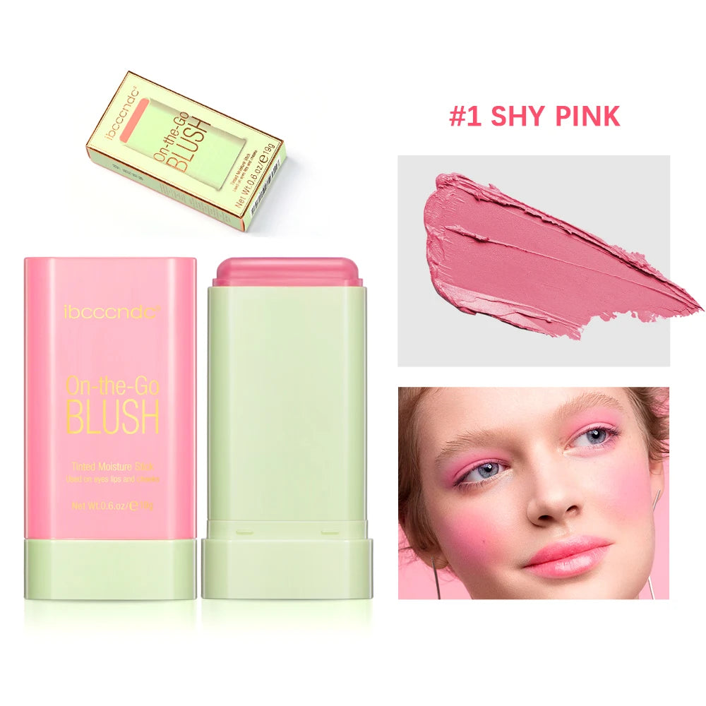Blush Hightlighter Bronzer Stick Easy Color Rouge Cream Waterproof